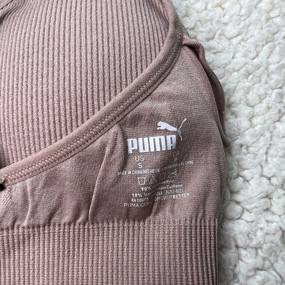 Puma Mauve Sports Bra Small - Picture 3 of 6
